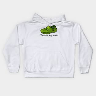 You croc my world 2 Kids Hoodie